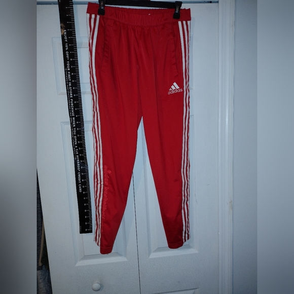 adidas Originals Pants - Adidas Ladies Rip Away Tare Away Joggers Classic Rare New Red Track Pants